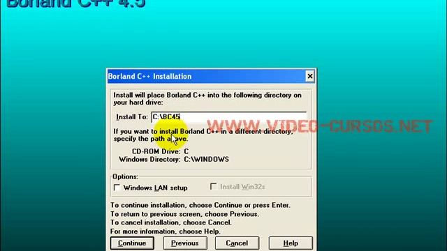 Instalar Borland c++ v.4.5 - Videotutorial. смотреть онлайн
