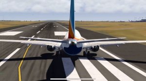 Fly Dubai - aerofly fs global 737 max Best Take Off || ios and android Gameplay 2024