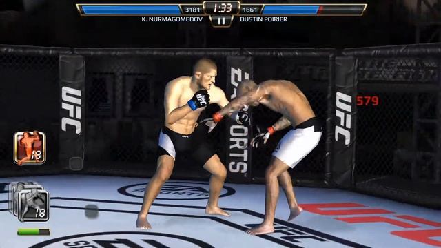 EA Sports UFC | Khabib Nurmagomedov Vs Dustin Poirier | Android Gameplay смотреть онлайн