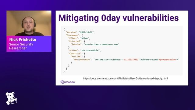 Datadog on the Lifecycle of Threats and Vulnerabilities смотреть онлайн