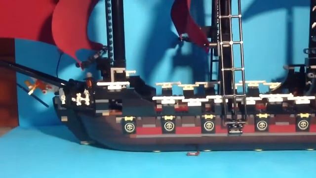Lego Pirates of the Caribbean 4195 Queen Anne's revenge review смотреть онлайн