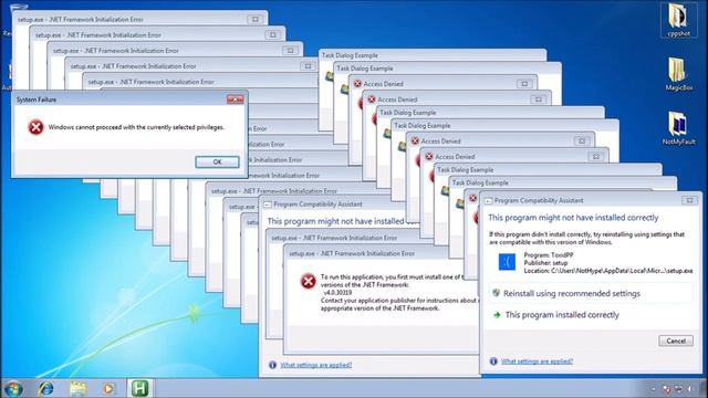 windows seven crazy error preview смотреть онлайн