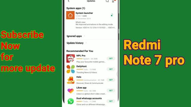 Redmi note 7 pro system Launcher and theme manager new update смотреть онлайн