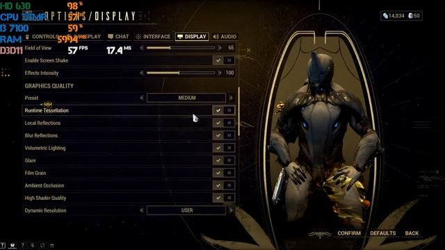 Warframe || Intel HD/UHD 520/530/620/630 + I3 7100 Performance Test || 720p Low, Medium Settings смотреть онлайн