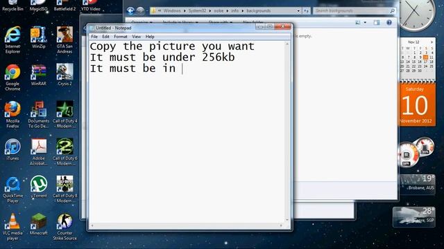How To Change Login Screen Background (Windows 7) - no programs needed EASY смотреть онлайн