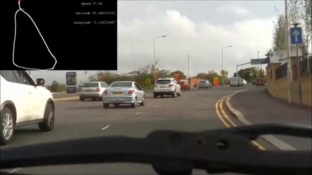 Raspberry Pi Car Cam - GPS & Map Overlay смотреть онлайн