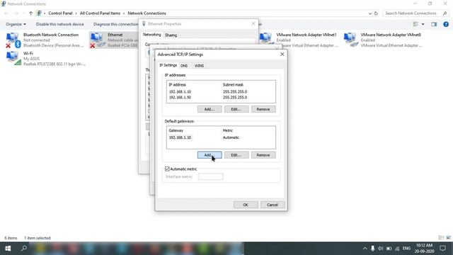 Set up Multiple IP Addresses and DNS on windows 10 💻⚙️🐞 смотреть онлайн