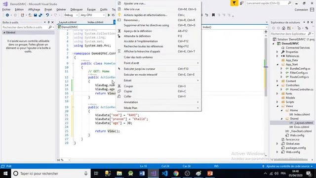 Le Moteur de template Razor смотреть онлайн
