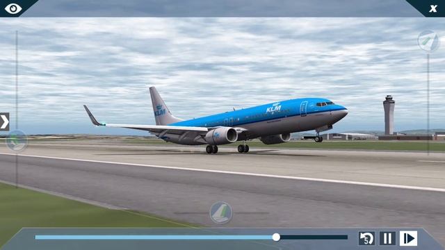 737 - 800 Smooth Landing (X-plane 10 mobile) смотреть онлайн