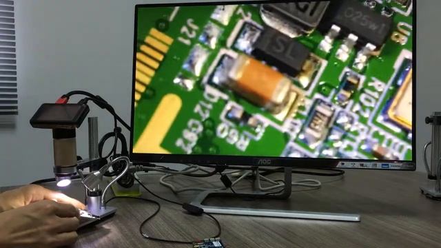 Andonstar ADSM201 1080P HDMI HD Elektronik Tamir Dijital Mikroskop