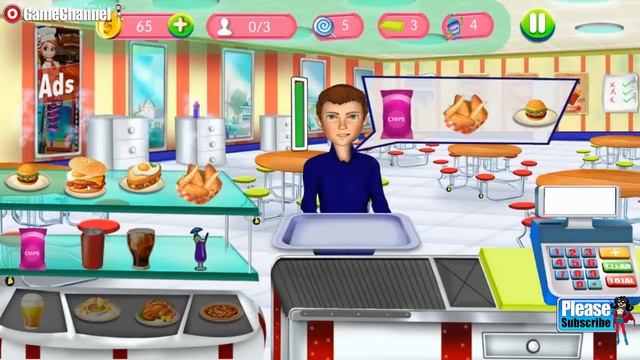 High School Cafe Cashier Girl Kids Game / Children / Baby / Android Gameplay Video смотреть онлайн