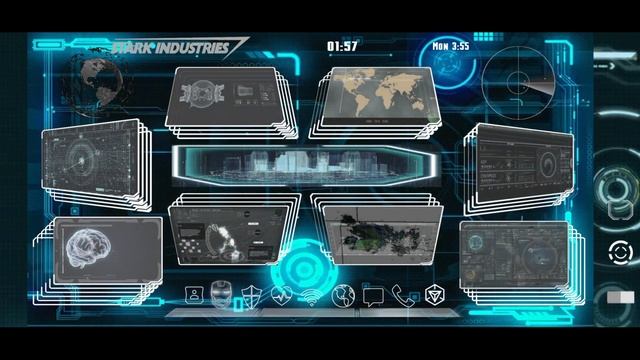 Hi Tech Jarvis Phone OS (Total Launcher 3D Customization, Jarvis Sounds, Hi Tech Live Backgrounds)