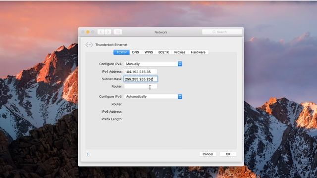 macOS IP Configuration смотреть онлайн