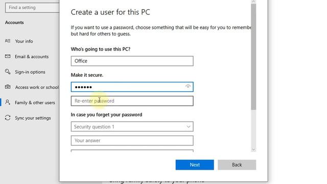 How to Create a New User Account on Windows 10 | How to Create a User Account смотреть онлайн