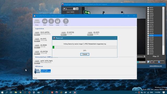 Creating a disk image for data recovery purposes using ReclaiMe смотреть онлайн
