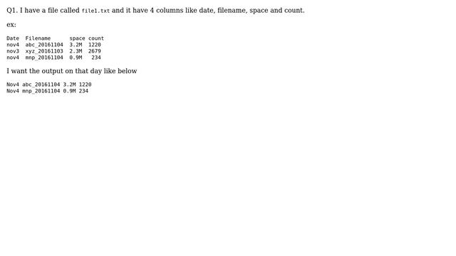 Unix & Linux: How to compare one column with another column of a file in unix? смотреть онлайн