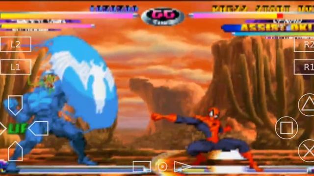 MARVEL VS CAPCOM 2 PS2 AETHERSX2 ANDROID GAMA MEDIA Y BAJA