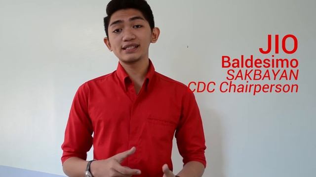 [CDCSC DISKURSO] 2016 SAKBAYAN CDC CHAIR Jio Baldesimo смотреть онлайн