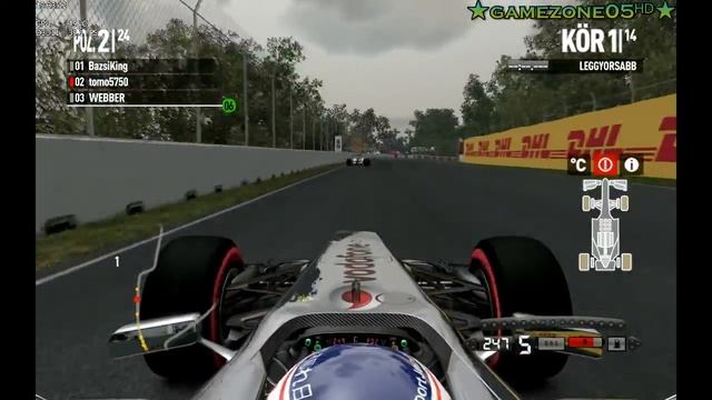 F1 2011 Online - Montreal (HUN) смотреть онлайн