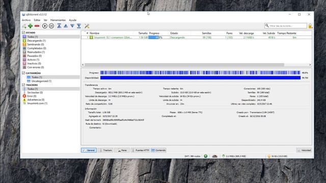 Descargando LinuxMint 18.1 смотреть онлайн