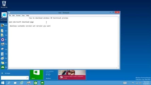 How to download Windows 10 Technical Preview free YouTube смотреть онлайн