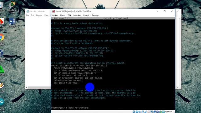 Tutorial Konfigurasi DHCP Server & SSH Server Debian 10 смотреть онлайн