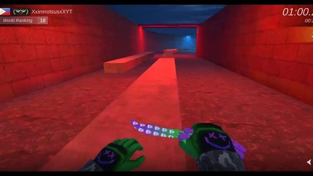 Bhop Pro - (New speedrun map) Night run (1:00.283) смотреть онлайн