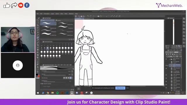 Character Design in Clip Studio Paint смотреть онлайн