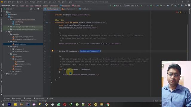 Class 302 - Displaying Toys In List View | Android App Development Complete Course In Hindi смотреть онлайн