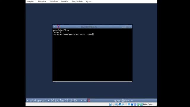 Slax linux - Add Display Manager (LXDM) and Desktop Environment (Xfce 4) (para máquina virtual) смотреть онлайн
