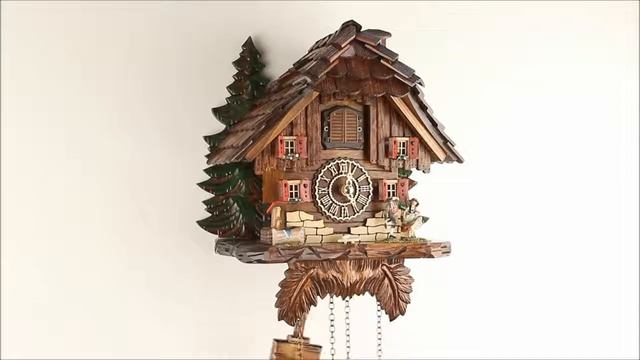 Часы с кукушкой Trenkle 4241 QM HZZG мелодия бой смотреть онлайн