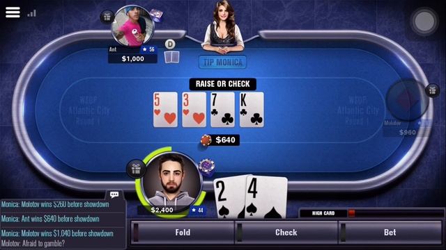 Jugando Poker Texas Holdem en WSOP app - Ganando 200K смотреть онлайн