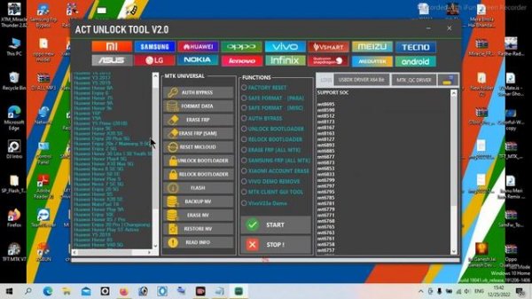 ACT UNLOCK TOOL AND FLASH V2.0#unlocktool free /All BY MOBILECARE