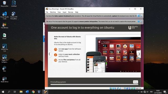 Install Linux Ubuntu ( Virtual Box ) смотреть онлайн