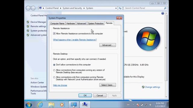 how to enable remote desktop on windows 7 смотреть онлайн