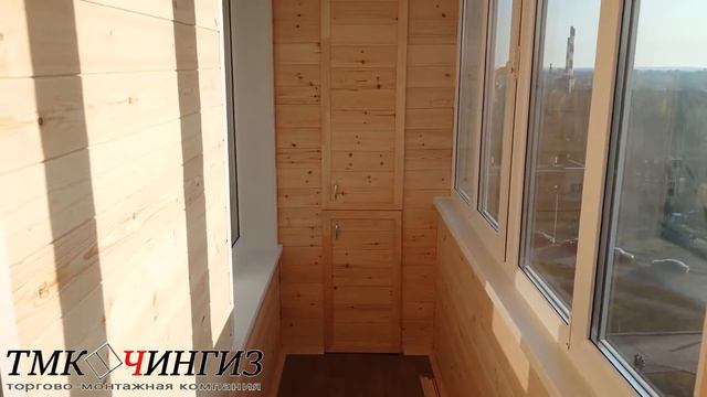 Обшивка балконов и лоджий в Уфе | Готовая работа "ТМК Чингиз" смотреть онлайн
