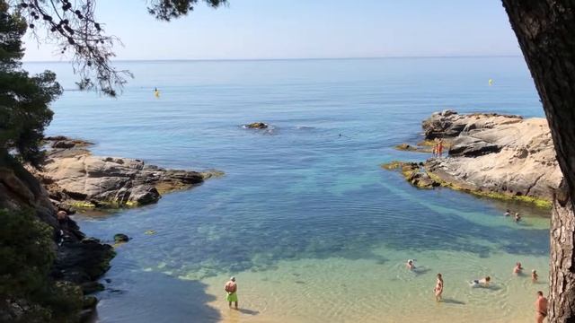 Platja d'Aro, Sa Cova Beach, Catalunya, Junio 2018 смотреть онлайн