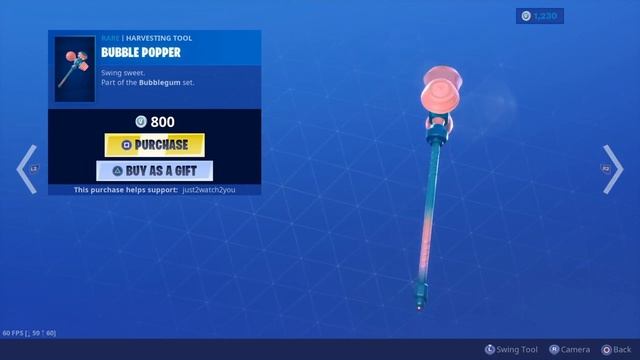 BUBBLE POPPER | Pickaxe | Fortnite Battle Royale смотреть онлайн