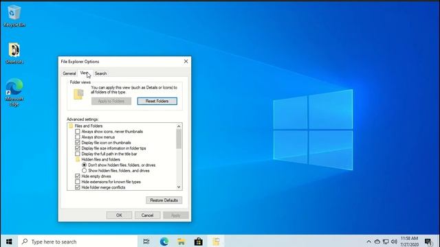 How To Show Hidden Files Folders & Drives In Win10 смотреть онлайн