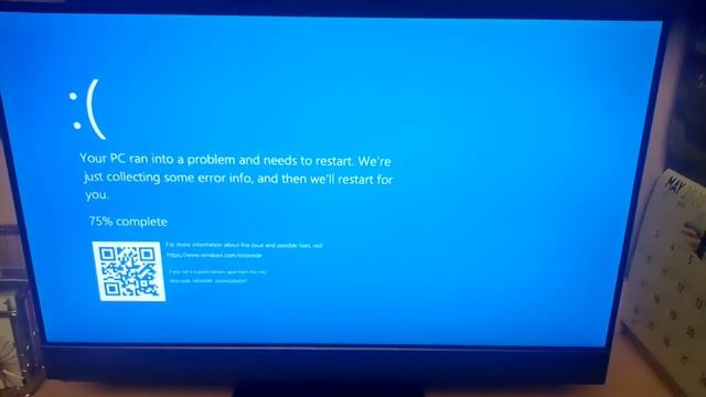 I GOT THE BLUE SCREEN OF DEATH! смотреть онлайн