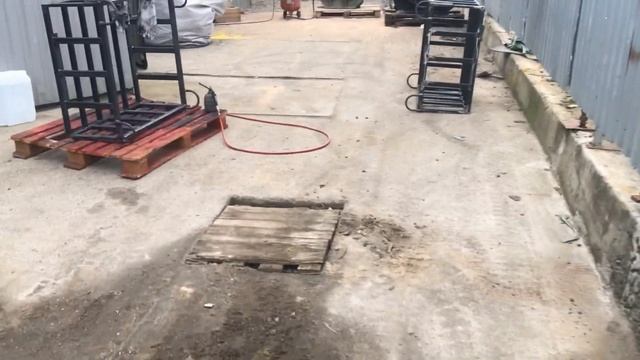 Корзина строительная г/п 1000кг   ПТО-инжиниринг.рф #порошковаяпокраска