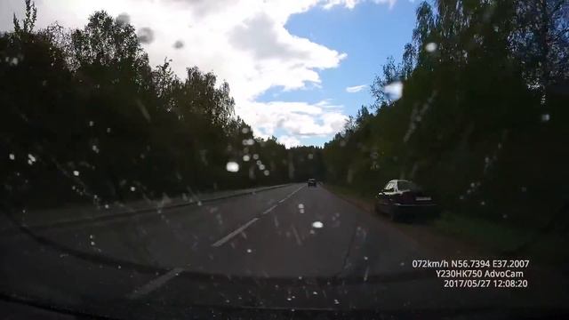 Работа антидождя Aquapel после двухфазной мойки