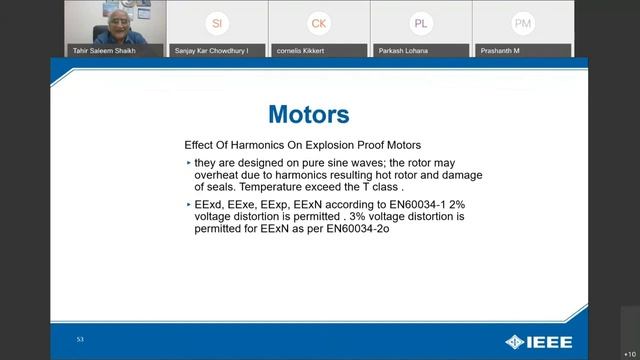 IEEE Webinar Region 10 "Renewable Energy - Effects of Harmonics & Its Mitigation"| UES |Tahir Salee смотреть онлайн