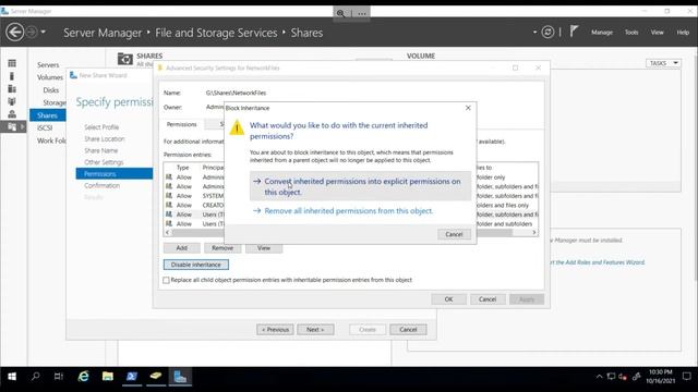 How to create a shared folder in windows file server 2019 смотреть онлайн