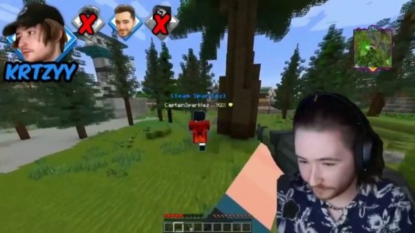 100 ютуберов Minecraft Battle Royale!