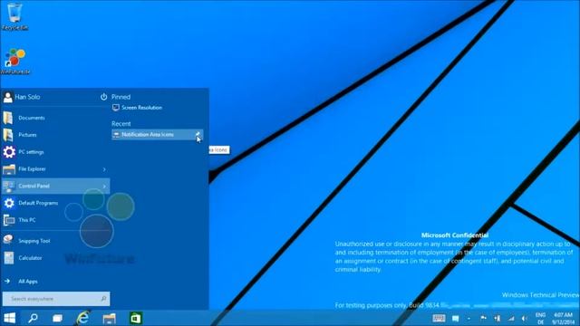 Windows 9 Music With First Look and Startmenu View смотреть онлайн