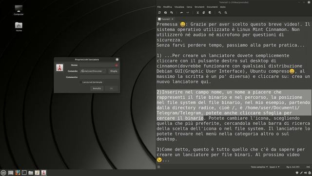 Linux, creare semplice launcher(Lanciatore) per applicazioni o files binari смотреть онлайн