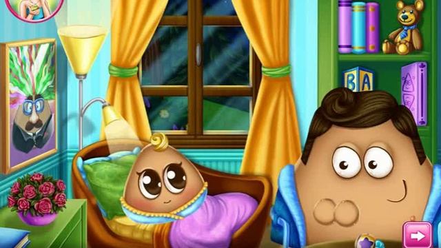 смотреть мультик игру для детей Поу ухаживает за своим ребенком смотреть онлайн