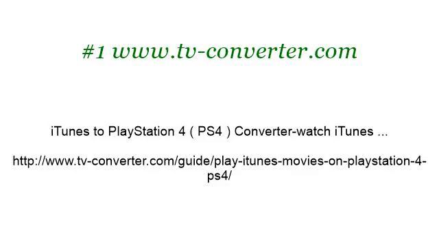 Can I Stream Itunes Drmed Movies To The PS3? смотреть онлайн