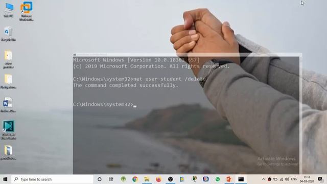 how to delete user account using cmd(command prompt) смотреть онлайн